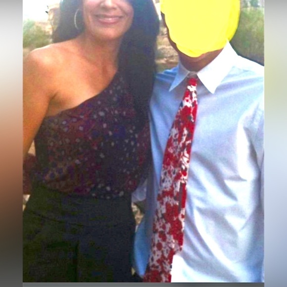 t.l.h. by Hype One Shoulder Animal Print Dress with Pockets Women’s Size Small - Picture 8 of 8